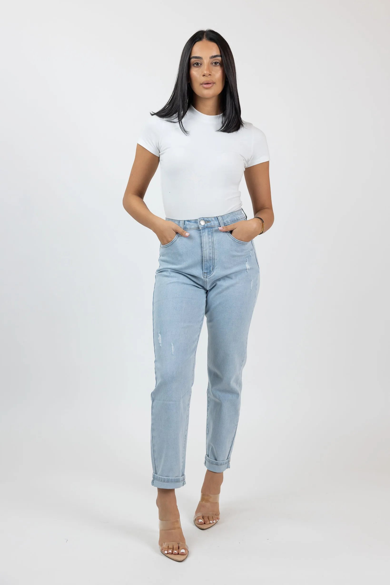 Abril Stretchy Mom Jeans