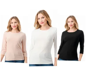 Andrea Layering Top-3/4 Sleeves