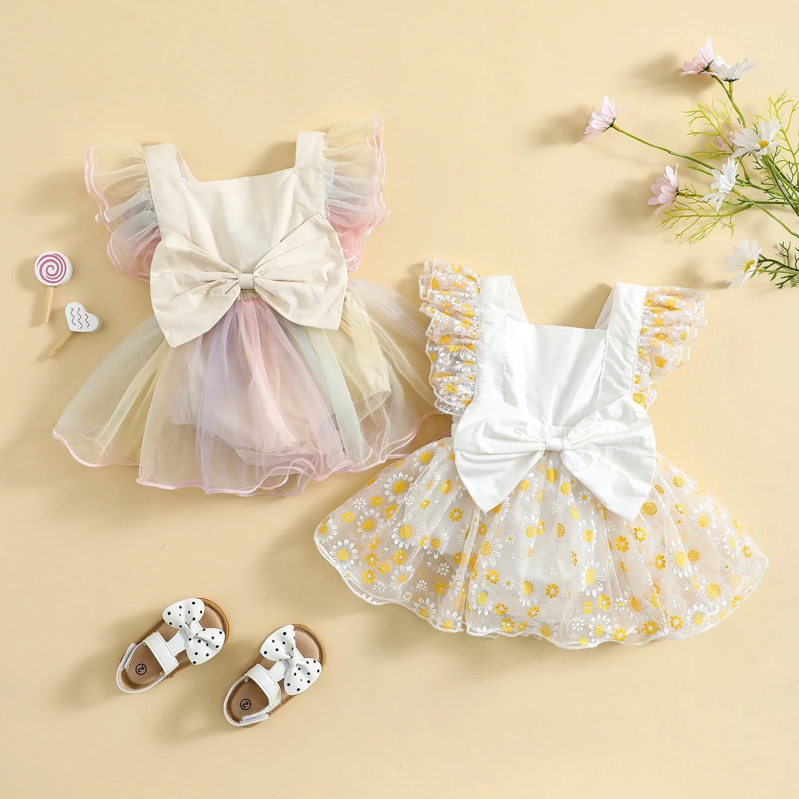 Baby Sweet Bowknot Dresses