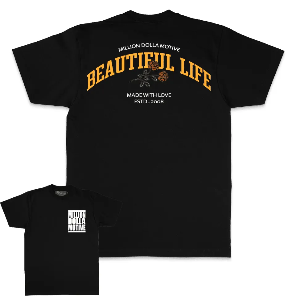 Beautiful Life - Black T-Shirt