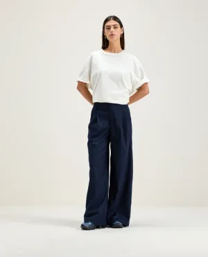 Bellerose Volker Stripe Wide Leg Trousers