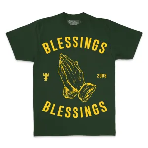 Blessings on Blessings - Hunter Green T-Shirt