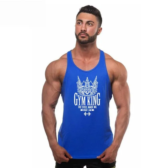 Bodybuilding Men Summer Fitness bodybuilding Hooded Tank Top fashion mens Crossfit clothing Loose breathable sleeveless shirts