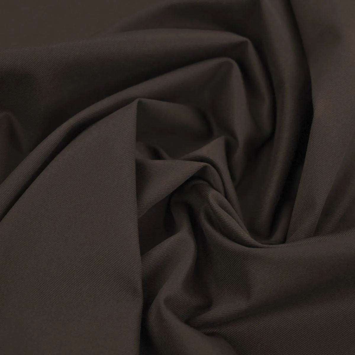 Brown Stretchy Twill Fabric 96098