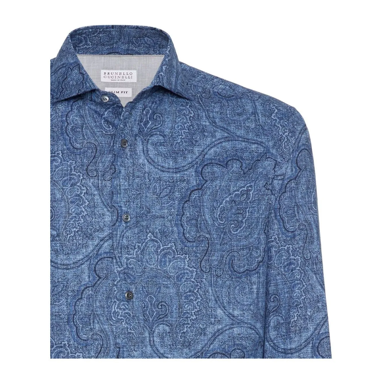 Brunello Cucinelli Shirts Blue