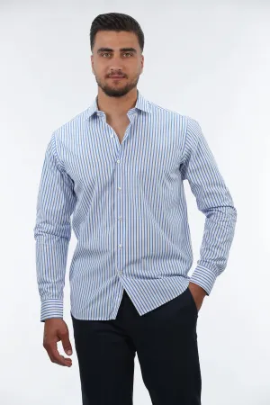 Buttoned Light Blue Classic Shirt