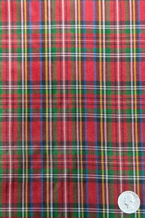 Christmas Plaid Organza Plaids