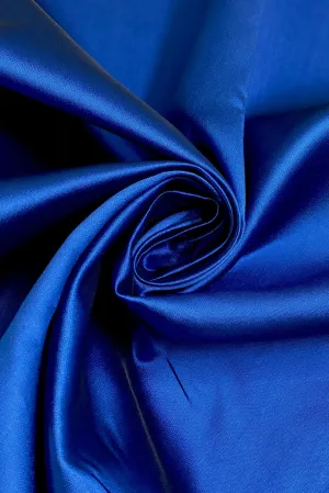 Cobalt Blue Italian Satin Organza