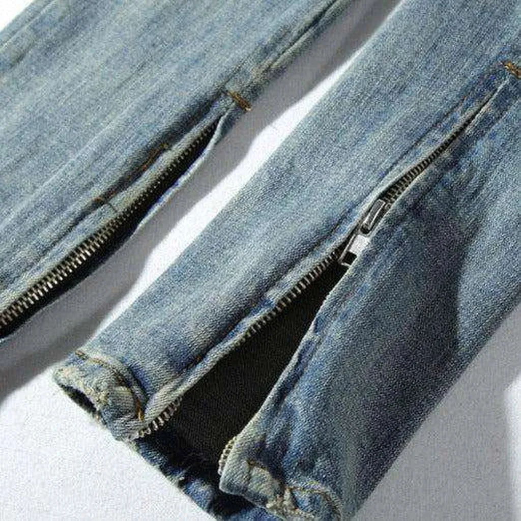 Distressed knees jeans for men