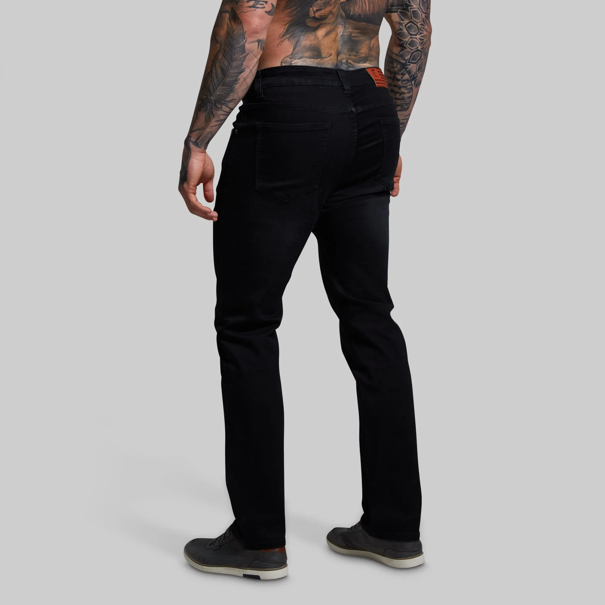 FLEX Stretchy Athletic Fit Jean (Black)