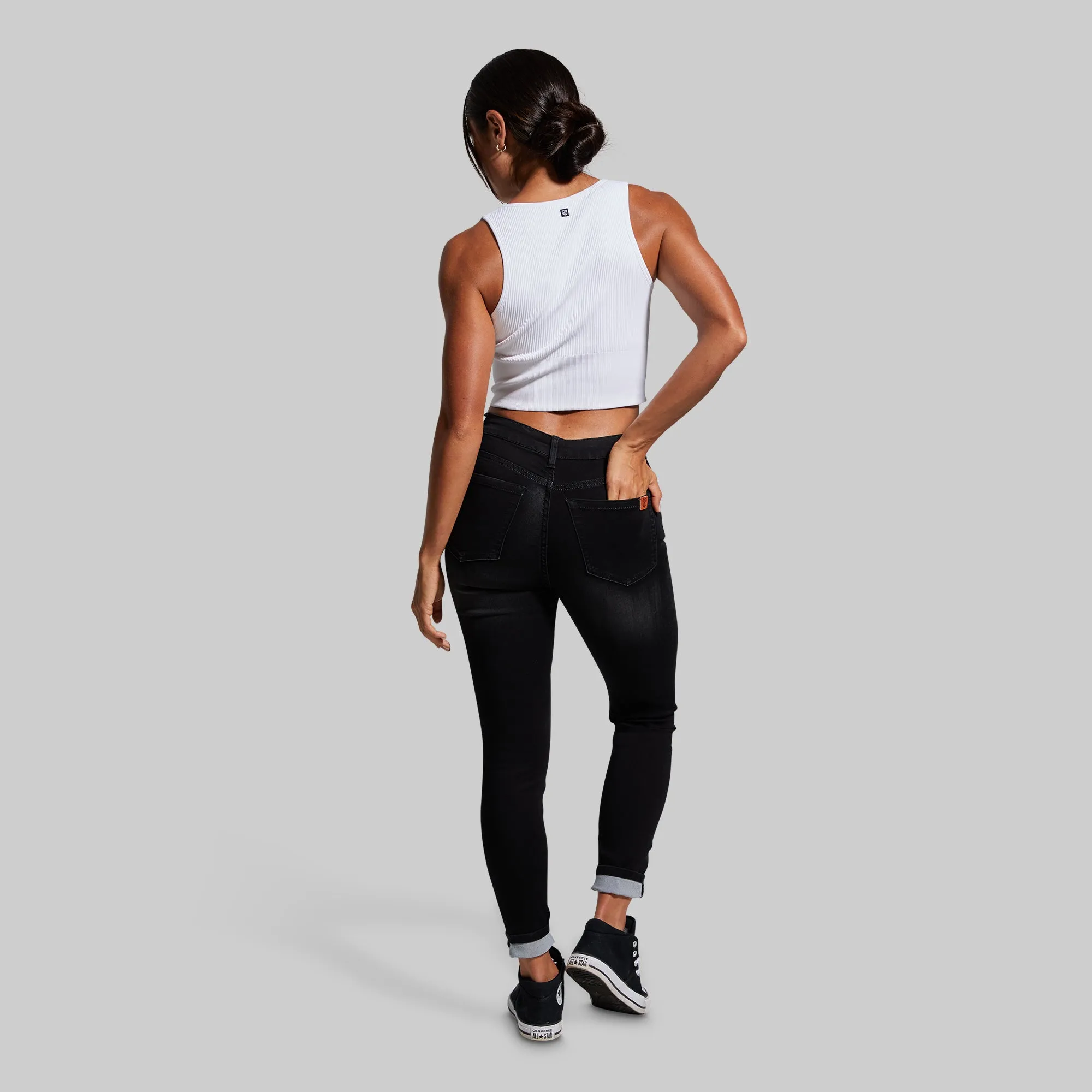 FLEX Stretchy High-Rise Skinny Jean (Black)