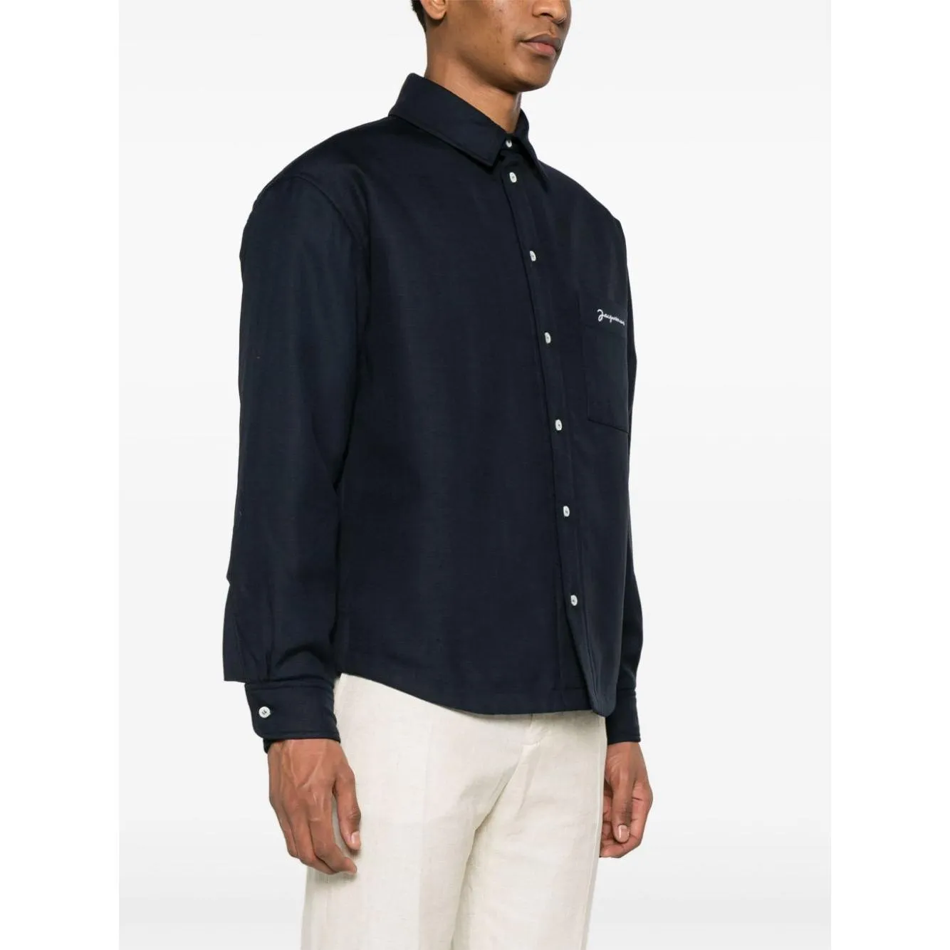 JACQUEMUS Shirts Blue