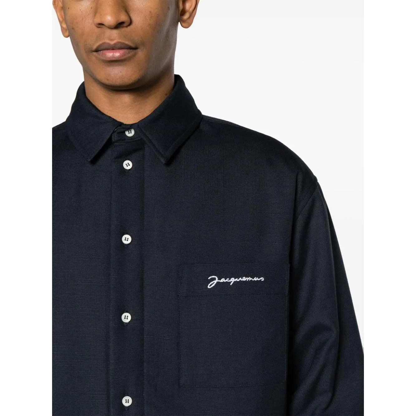 JACQUEMUS Shirts Blue