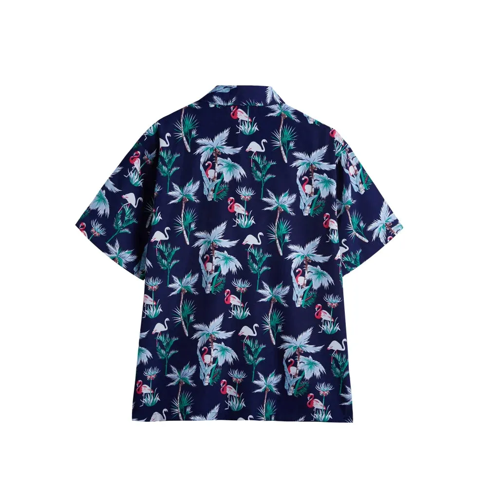 Men's Button Down Hawaiian Shirt