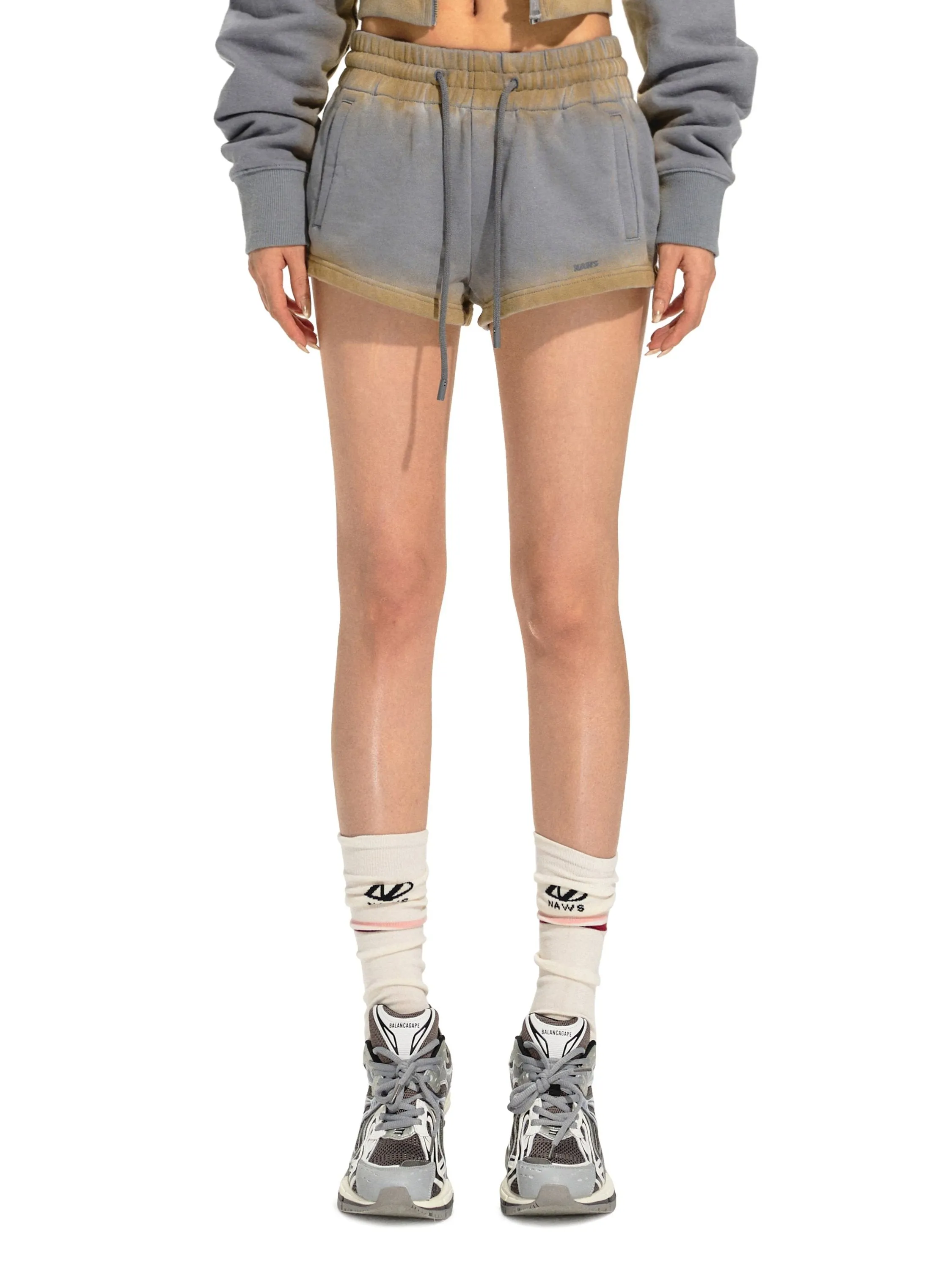 Mud-dyed Jogging Shorts