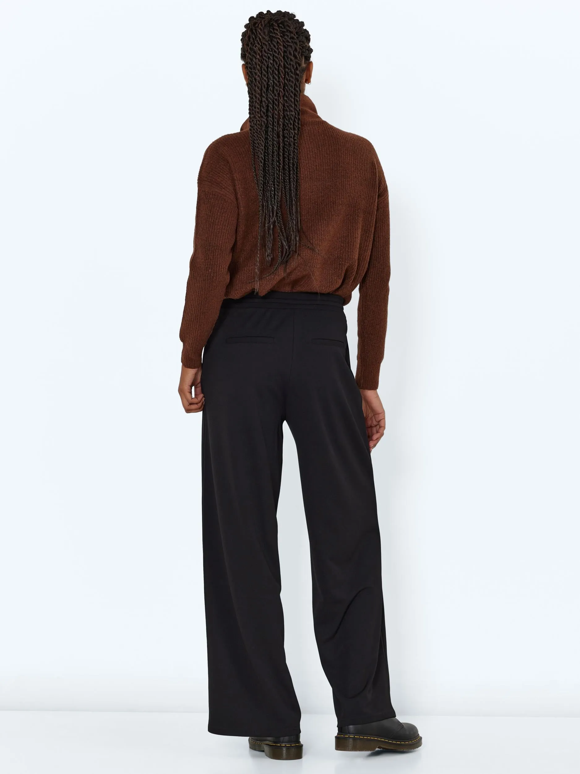 Noisy May - Black Wide Leg Trousers