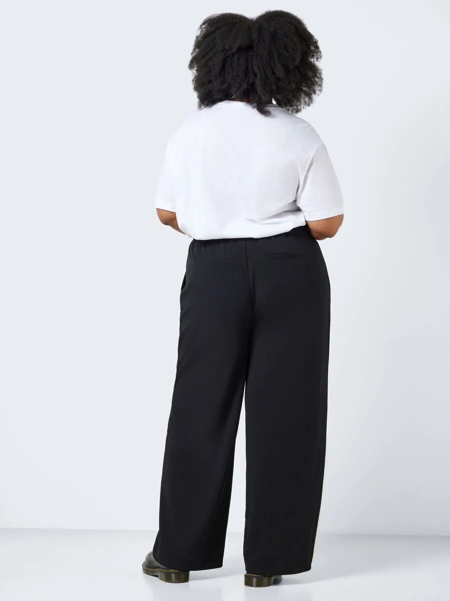 Noisy May - Black Wide Leg Trousers