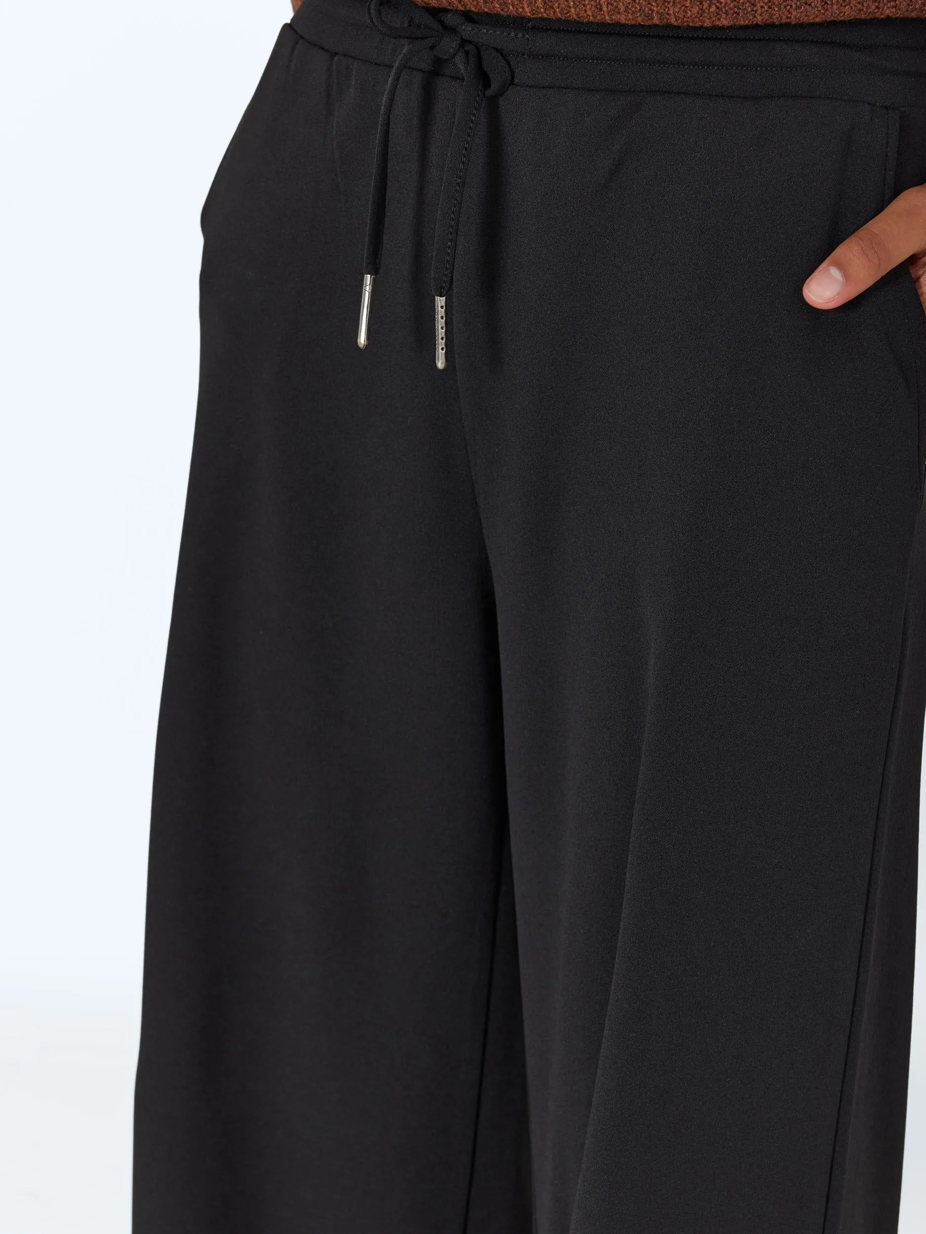 Noisy May - Black Wide Leg Trousers