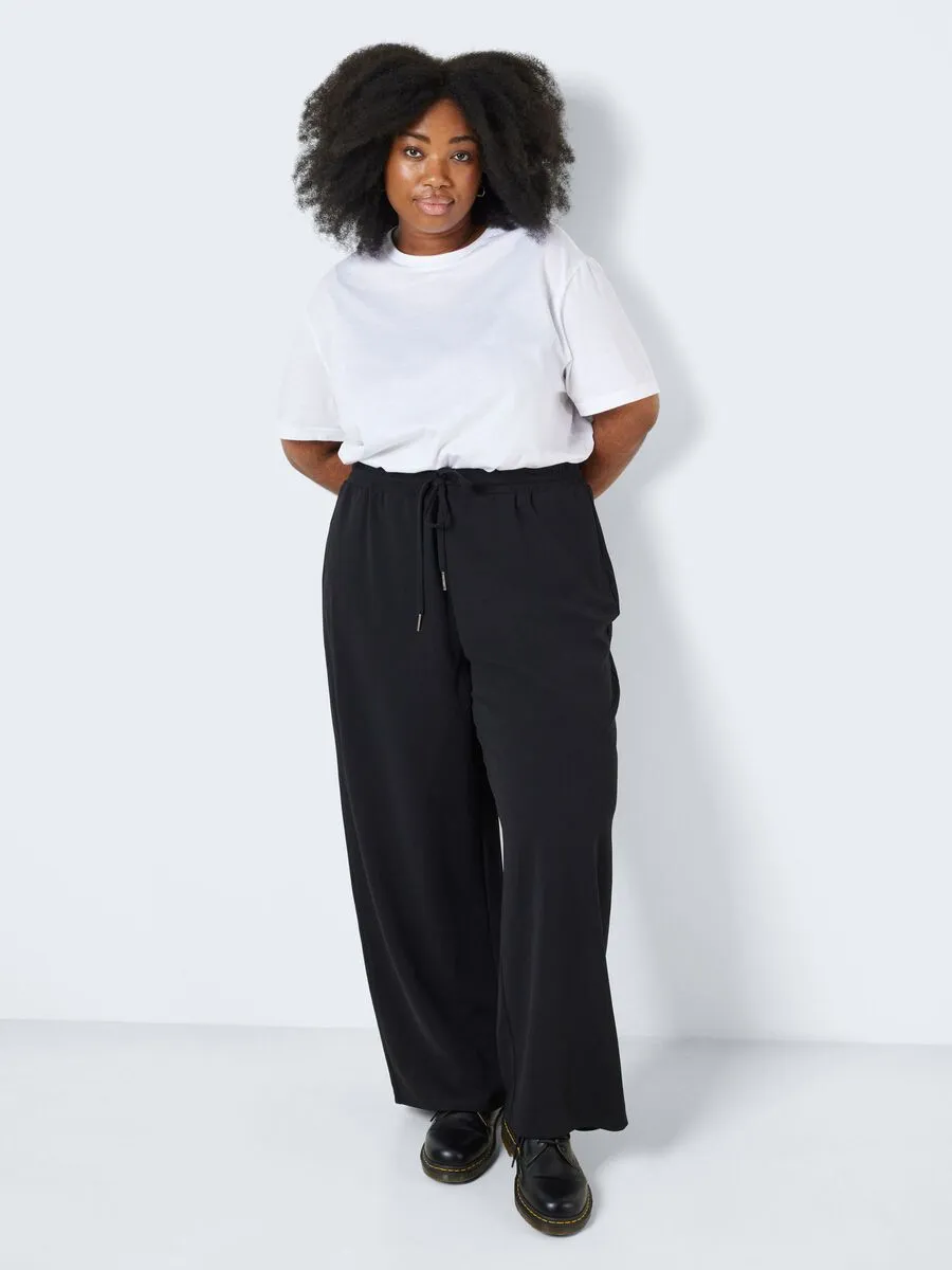 Noisy May - Black Wide Leg Trousers