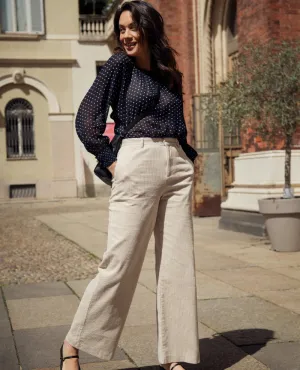 Part Two Clarisse French Oak Wide Cord Trousers