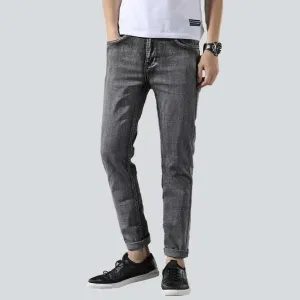 Slim-fit casual men's jeans