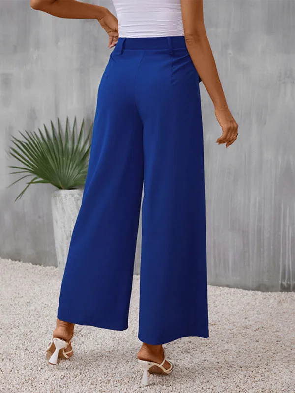 TEEK - Blue Wide-Leg Trousers