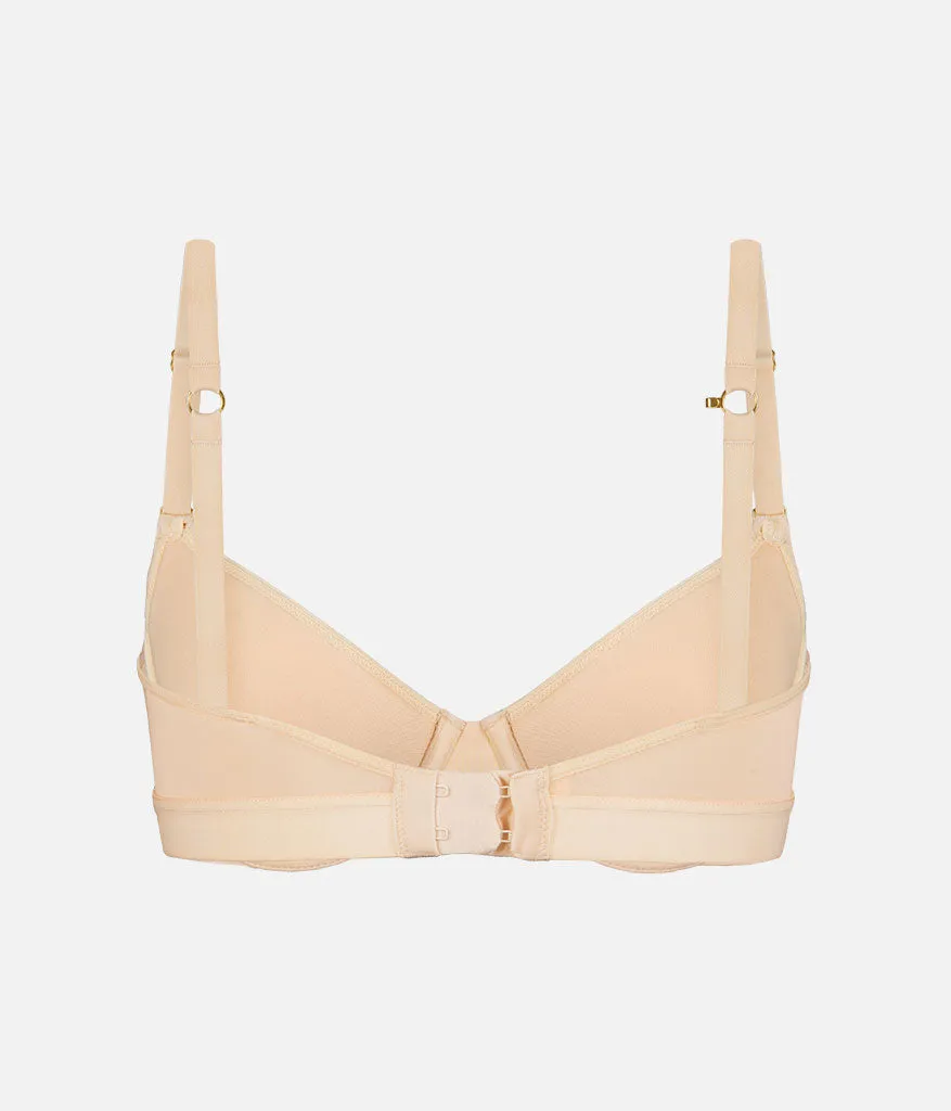 The Spacer Balconette Bra: Toasted Almond