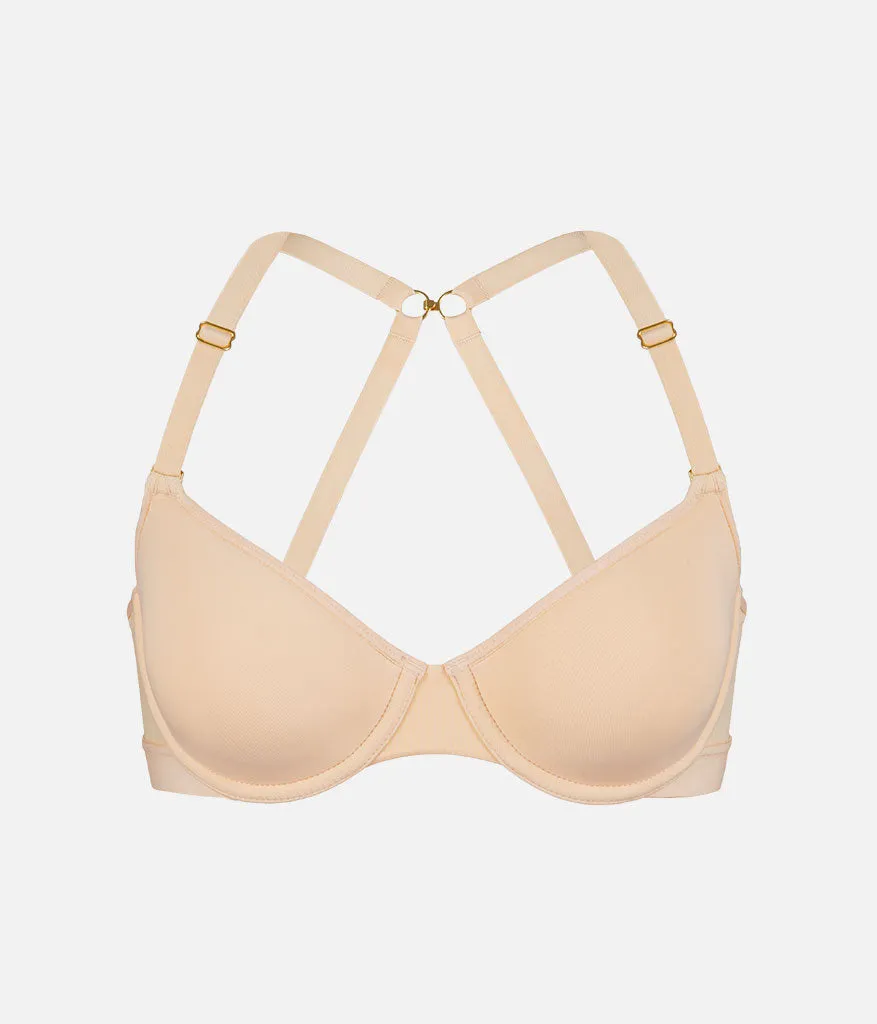 The Spacer Balconette Bra: Toasted Almond