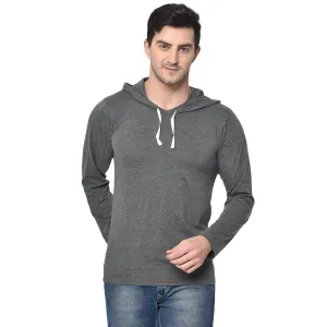 Vimal Jonney Full Sleeve Grey T-shirt For Men's