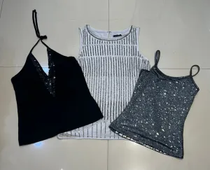 Y2k womenwear Beaded Tops (FF-116)